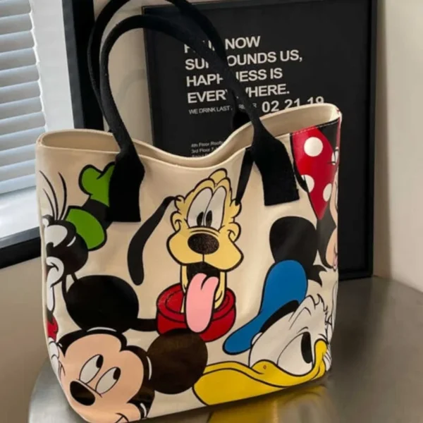 kf-S83a6aa44e88b429a9131d00e96b4176bM-DisneyCartoon-Mickey-Fashion-Versatile-LargeCapacity-Canvas-Shoulder-Bag-Women-s-Casual-Versatile-Tote-Bag-Student-Class